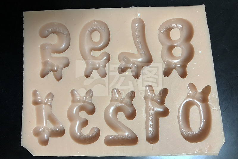 數字蠟燭硅膠模具細節 數字蠟燭硅膠模具細節